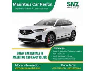 Luxury car rental Mauritius - SNZ